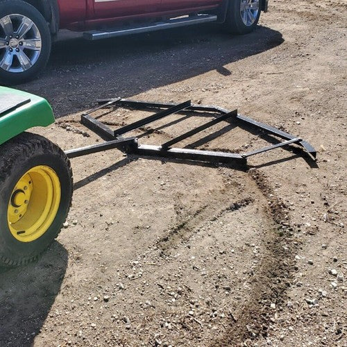 Solid Spare Driveway Drag Tow Behind Drag Harrow 72'' Width, Steel Gravel Grader For ATV,UTV