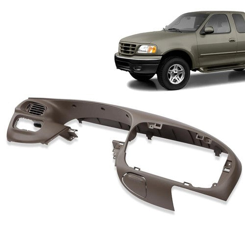 Solid Spare Fit For 97-03 Ford F150 Expedition Instrument Dash Pad Dashboard Bezel Brown NEW