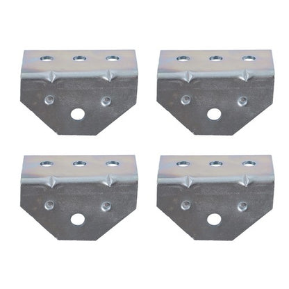 Solid Spare Galvanized Swivel Top Bunk Bracket Kit with Hardware Boat Trailer 2×3
