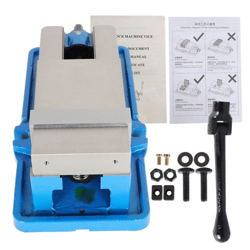 Solid Spare 4" Precision Vise Lockdown CNC Milling Machine Vise Clamping Vice Plier Milling