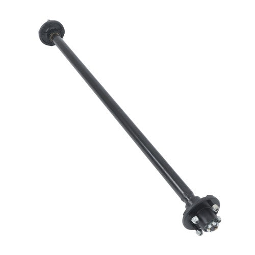 Solid Spare (with U-Bolt Kit) Trailer Axle 4 lug-4" Idler 58" Hub Face Fit For 2000lbs