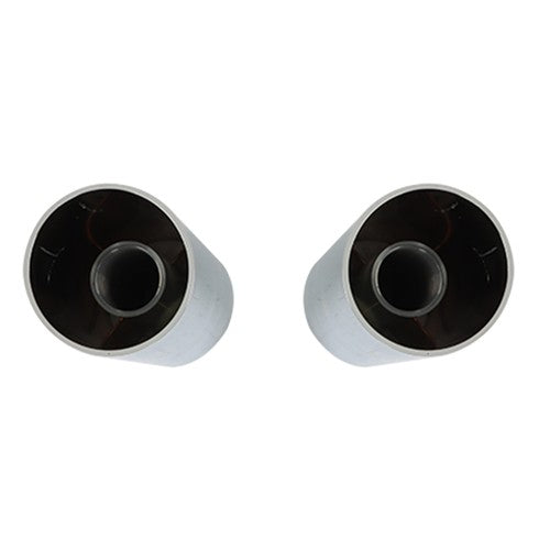Solid Spare 33mm Chrome Plastic Cylinder Lug Nut Covers Caps Thread on for Semi Truck 20PCS