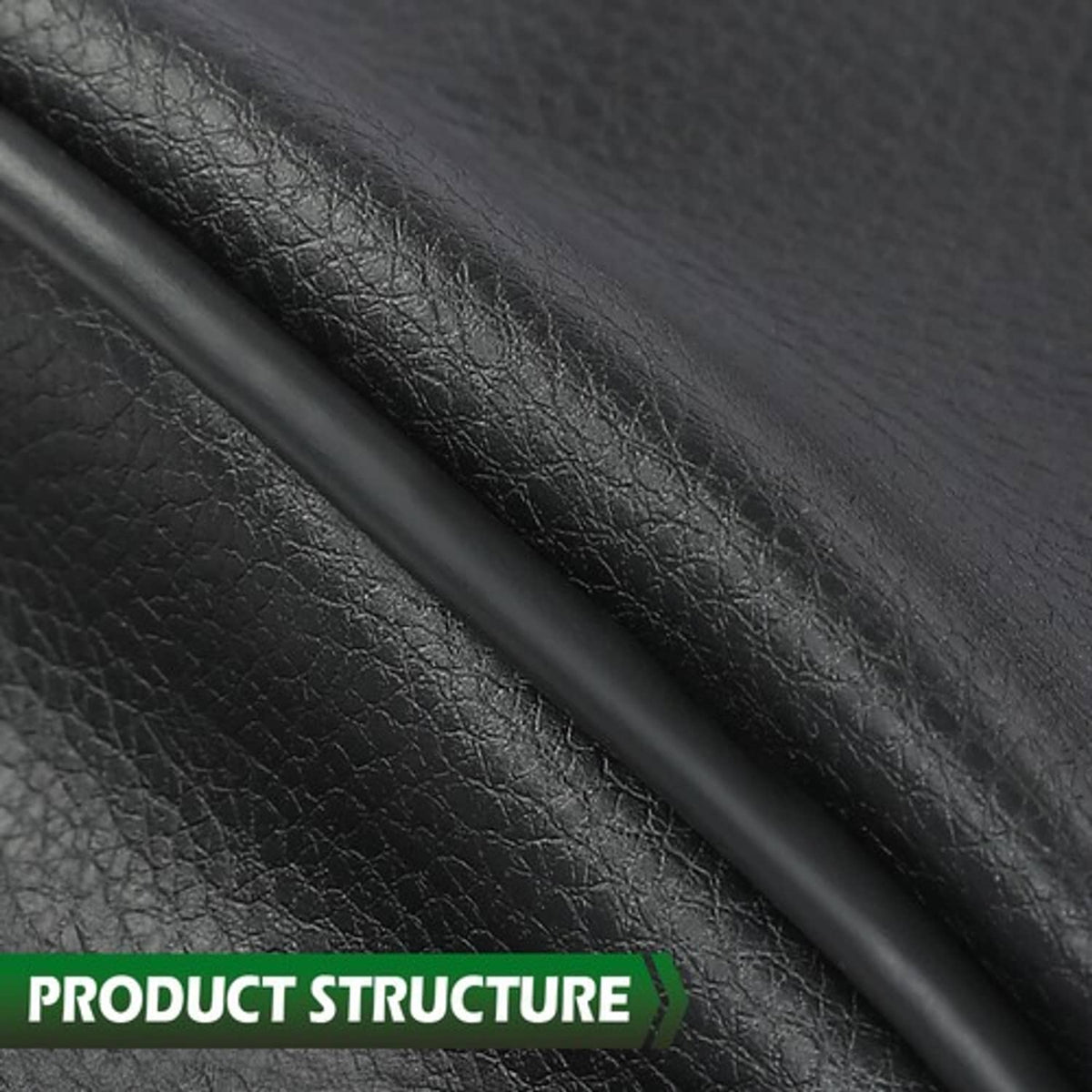 Solid Spare Fit For 1979-1987 Yamaha QT50 MA50 Synthetic Leather Seat Cover Protector Black