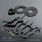 Solid Spare Fit For 95-99 Mitsubishi Eclipse Silicone Radiator Hose Kit+Vacuum Hose Black