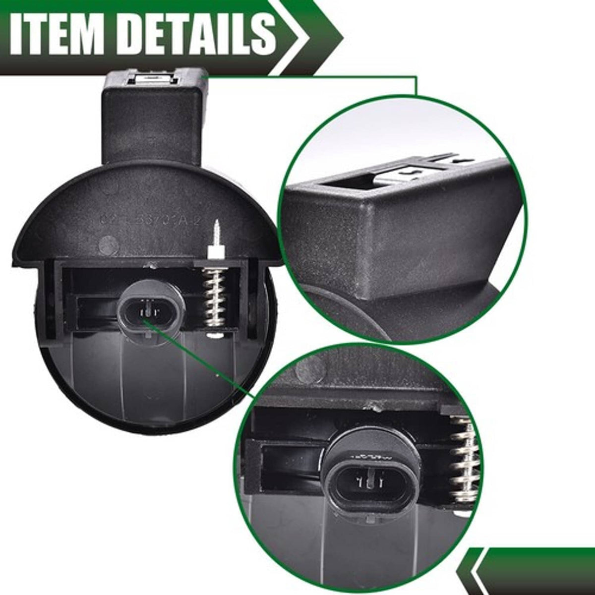 Solid Spare Fit For 97-00 Dodge Dakota / 98-00 Durango Fog Lights Driving Lamps Smoke