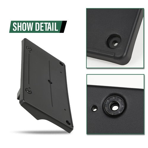 Solid Spare Front Bumper License Plate Mounting Bracket Fit For 10-16 Land Rover LR4