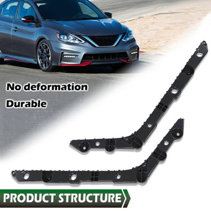 Solid Spare Rear Left+Right Side Bumper Bracket Retainer Fit For 2013-2019 Nissan Sentra