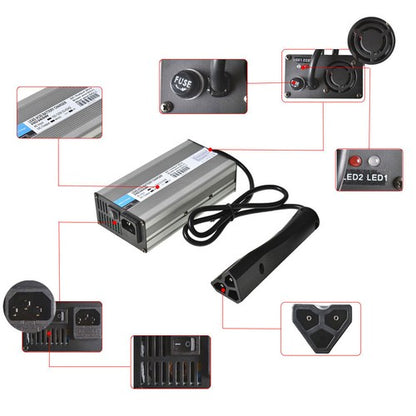 Solid Spare Golf Cart For EZGO Club Car DS TXT RXV Yamaha 48V 6A Battery Charger Star