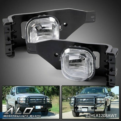 Solid Spare Clear Fog Light Lamps Fit For 05-07 Ford F250 F350 F450 Super Duty Excursion