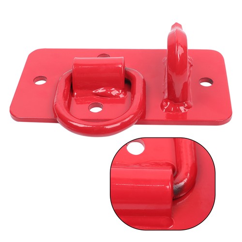 Solid Spare 15000 lbs 1Pair G70 Forged Steel Plate 3/8" Grab Hook with Backplate and D-Ring