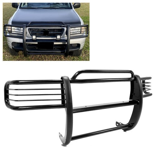 Solid Spare For Isuzu Rodeo Amigo 1998-2004 Bull Bar Grille Guard Black Steel Power Coated