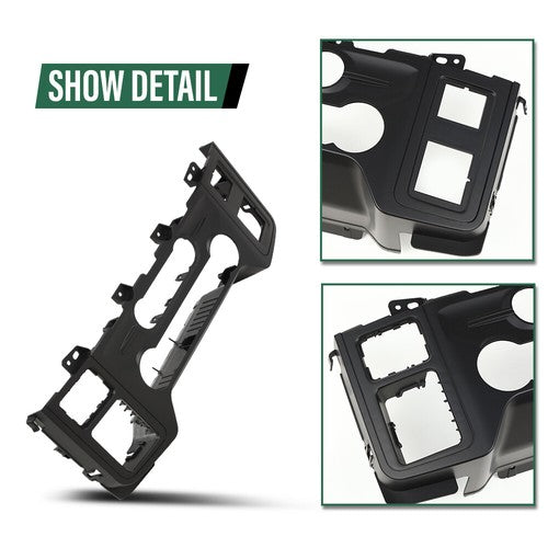Solid Spare Fit For 21-23 Ford F-150 A/C Heater Climate Control Dash Center Console Bezel