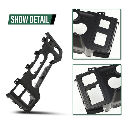 Solid Spare Fit For 21-23 Ford F-150 A/C Heater Climate Control Dash Center Console Bezel
