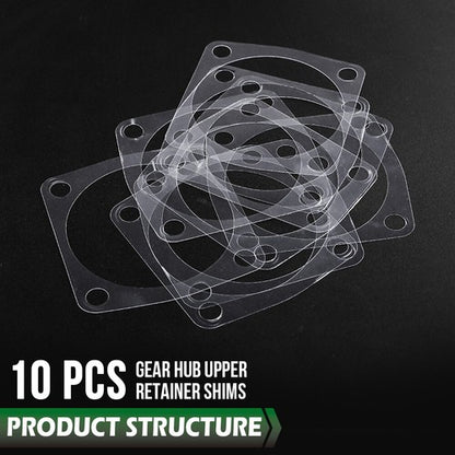 Solid Spare New 10pcs Gear Hub Upper Retainer Shims (0.005" Thickness) Fit For HUMVEE