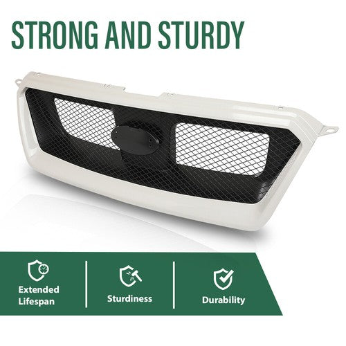 Solid Spare Fit For 12-14 Subaru Impreza & Crosstrek Sport Front Bumper Upper Mesh Grille