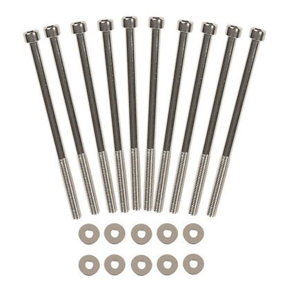 Solid Spare 10Pcs Steel Intake Manifold Bolts Kit Fit For Camaro GM LSX LS1 LS2 LS3 LS6