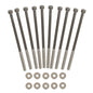 Solid Spare 10Pcs Steel Intake Manifold Bolts Kit Fit For Camaro GM LSX LS1 LS2 LS3 LS6