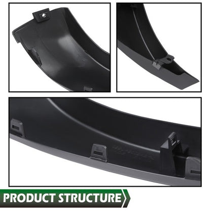 Solid Spare Fit For 2005-2011 Toyota Tacoma Black Front Bumper End Cap Left Side