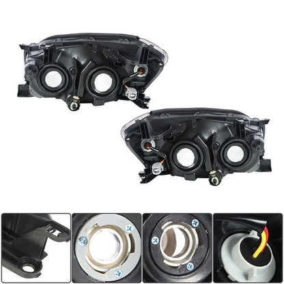 Solid Spare For Toyota Rav4 Sport 2009-2012 LH+RH Headlight Replacement Halogen Housing
