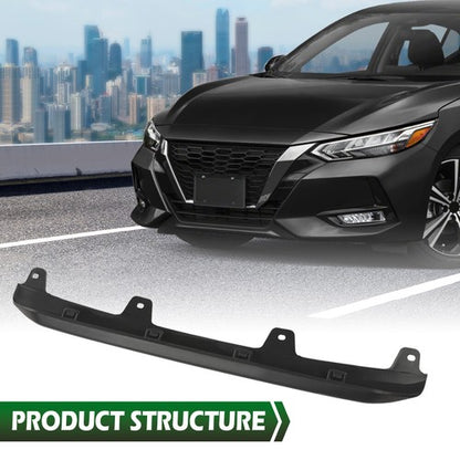 Solid Spare Fit For 2020-2021 Nissan Sentra Front Bumper Lower Valance Trim Molding Assembly