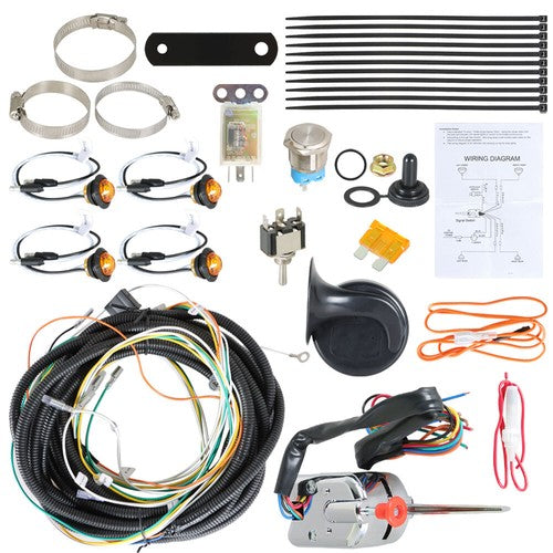 Solid Spare For Polaris Can Am Honda US LED Turn Signal Light Kit Column Turn Switch