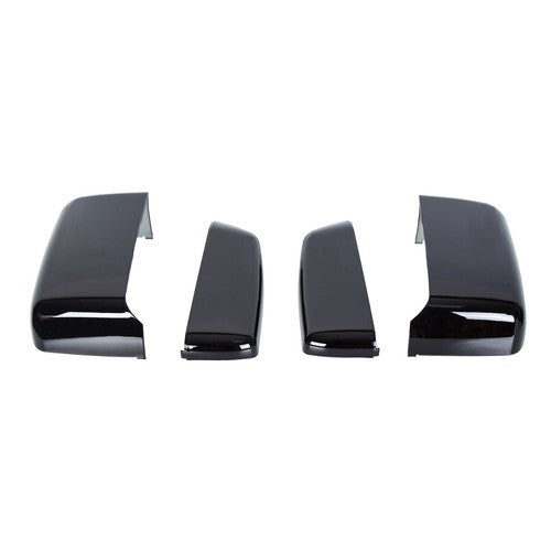 Solid Spare Fits For Chevy Silverado GMC Sierra 2014-2019 Gloss Black Tow Mirror Cap Cover
