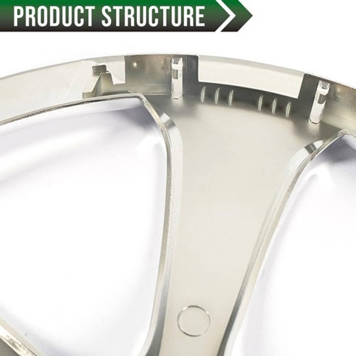 Solid Spare Fit For 2012-2015 Toyota Prius/Prius C 16 Inch Hub Cap Wheel Cover Silver 4pcs