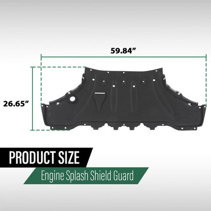 Solid Spare Fit For 2009-2013 Audi A8 D4/4H Front Engine Splash Shield Guard Under Cover