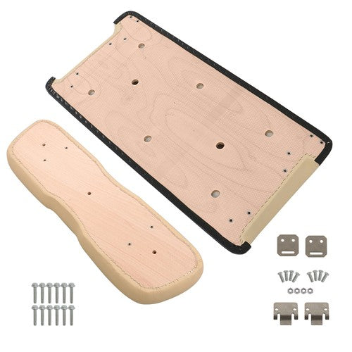 Solid Spare Beige Front Seat Bottom+Back Cushion Set For Club Car DS 2000.5-Up Golf Cart