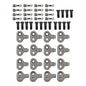 Solid Spare Stump Grinder 16-Tooth Kit with 48PCS Set and 2' Bolts For VERMEER SC252 362 292
