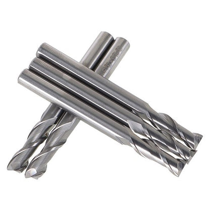Solid Spare 5 PCS 2 FLUTE CARBIDE END MILL 5/8" LENGTH OF CUT 2" OVERALL LENGTH 3/16"