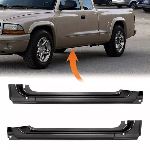 Solid Spare For 1997-2004 Dodge Dakota 2 door Extended / Club / Regular Cab Rocker Panels