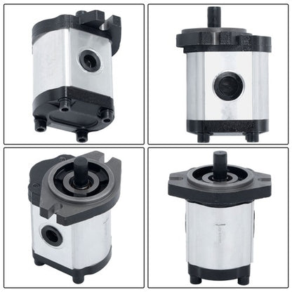 Solid Spare 3-17 GPM Hydraulic Gear Pump 9 Tooth Spline Shaft CW Cast Iron SAE A-2 Bolts