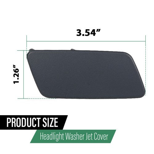 Solid Spare Fit For 14-17 Land Rover Range Rover Sport Headlight Washer Cover Left & Right