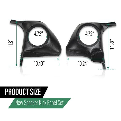 Solid Spare Speaker Kick Panels Fit For 1978-1988 Monte Carlo El Camino Malibu Regal Cutlass