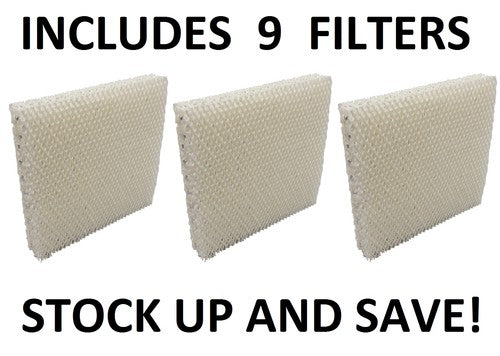 Solid Spare EFP Humidifier Filters for Honeywell HAC-801 HAC801 HCM-3060 HCM-88C - 9 Pack