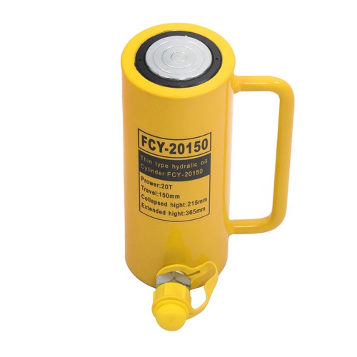 Solid Spare 20 Ton Hydraulic Cylinder Ram Single Acting 6 Inch Stroke Lifting Jack Ram