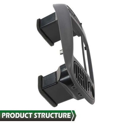 Solid Spare Fit For 1997-2003 Ford F150 Expedition Radio Climate Trim Bezel Dash Panel Gray