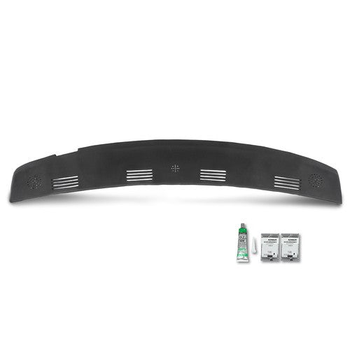 Solid Spare Fit For 02-05 Ram 1500 2500 3500 Dash Defrost Vent Grille Cover Overlay Black