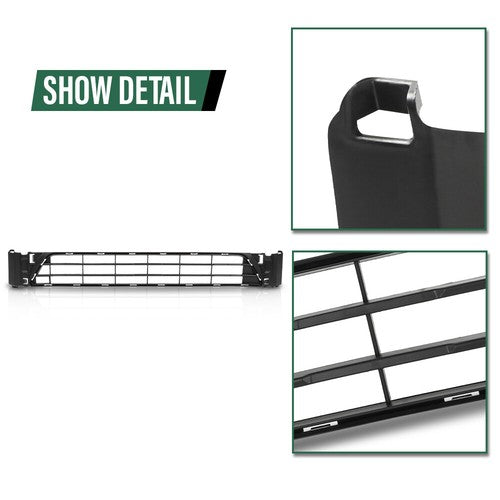 Solid Spare Front Bumper Lower Grille Intake Cover Fit For 18-19 Subaru Outback 2.5L 3.6L