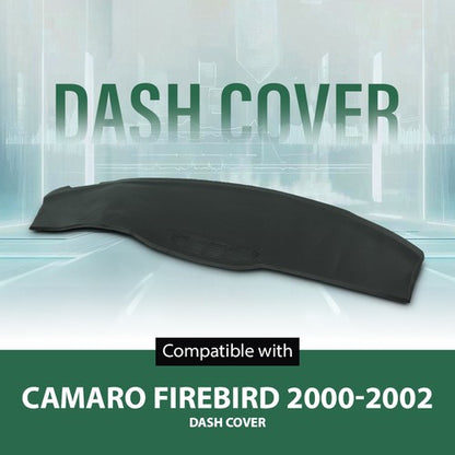 Solid Spare Black TPE Dash Board Cover Overlay Fit For 97-02 Chevy Camaro Pontiac Firebird