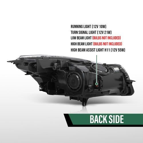 Solid Spare HID/Xenon Projector Headlight Headlamps Left Right Fit For 2009-2012 Buick Regal