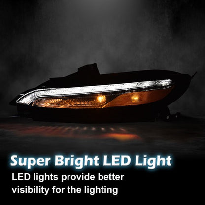 Solid Spare For 14-18 Jeep Cherokee Driver Side LED Bumper Parking Light Turn Signal Lamp