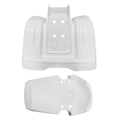 Solid Spare ABS Plastic White Front + Rear Fender For 1983 1984 1985 Honda ATC200X 3-Wheeler
