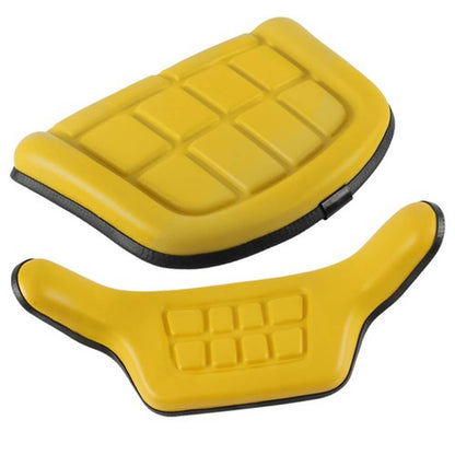 Solid Spare Fit For John Deere 310 310A 310B 401 401B Backhoe Loader Yellow Seat Cushion Set