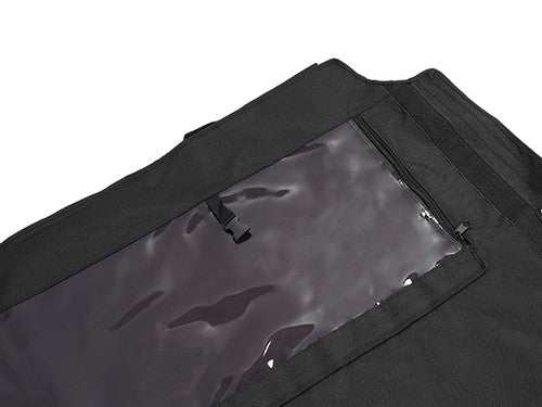 Solid Spare Soft Black Roof For Kawasaki Mule Pro FXT with PVC Upper Doors & Rear Window