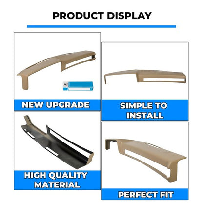 Solid Spare Light Brown Dash Pad Cover For 1981-1991 Chevrolet GMC C/K/R/V Truck/SUV PICKUP