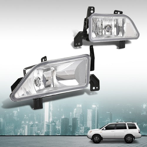 Solid Spare Fit For 2006 2007 2008 Honda Pilot Fog Lights Driving Lamps Left+Right Side