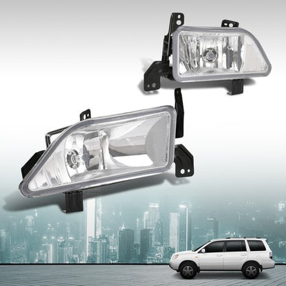 Solid Spare Fit For 2006 2007 2008 Honda Pilot Fog Lights Driving Lamps Left+Right Side
