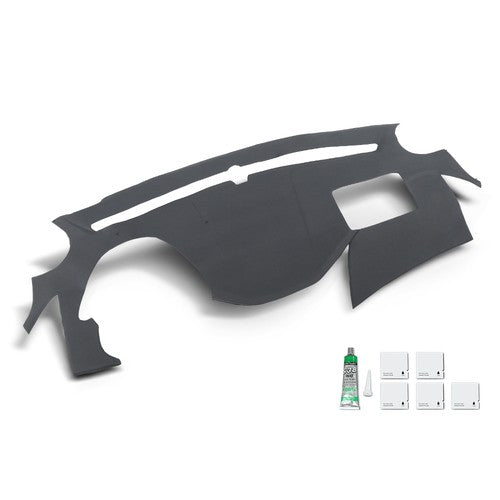 Solid Spare TPE Dash Cover Fit For 11-14 Hyundai Sonata Dark Gray Dashboard Cover